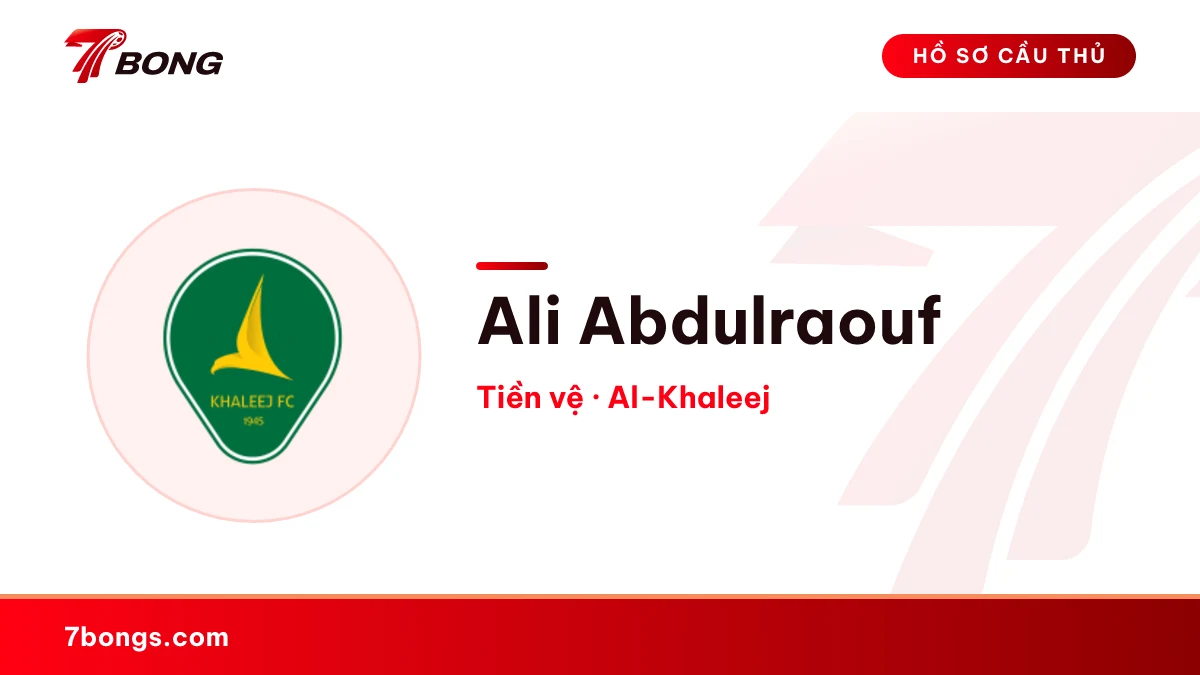 Ali Abdulraouf — Al-Khaleej