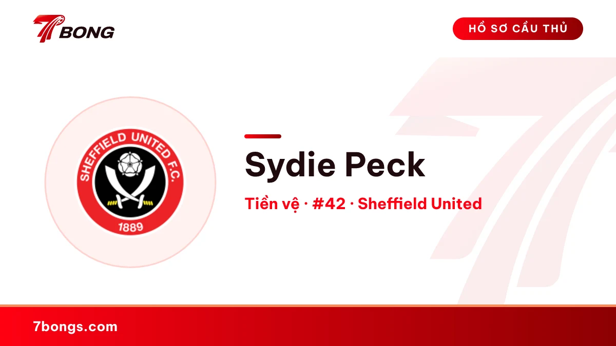 Sydie Peck — Sheffield United