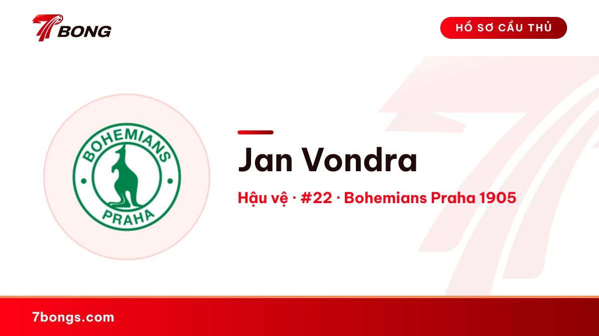 Jan Vondra — Bohemians Praha 1905