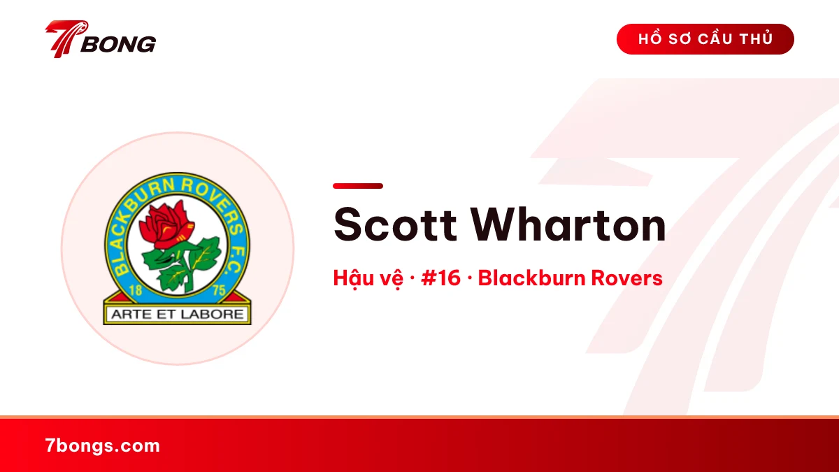Scott Wharton — Blackburn Rovers