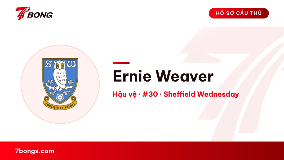 Ernie Weaver — Sheffield Wednesday