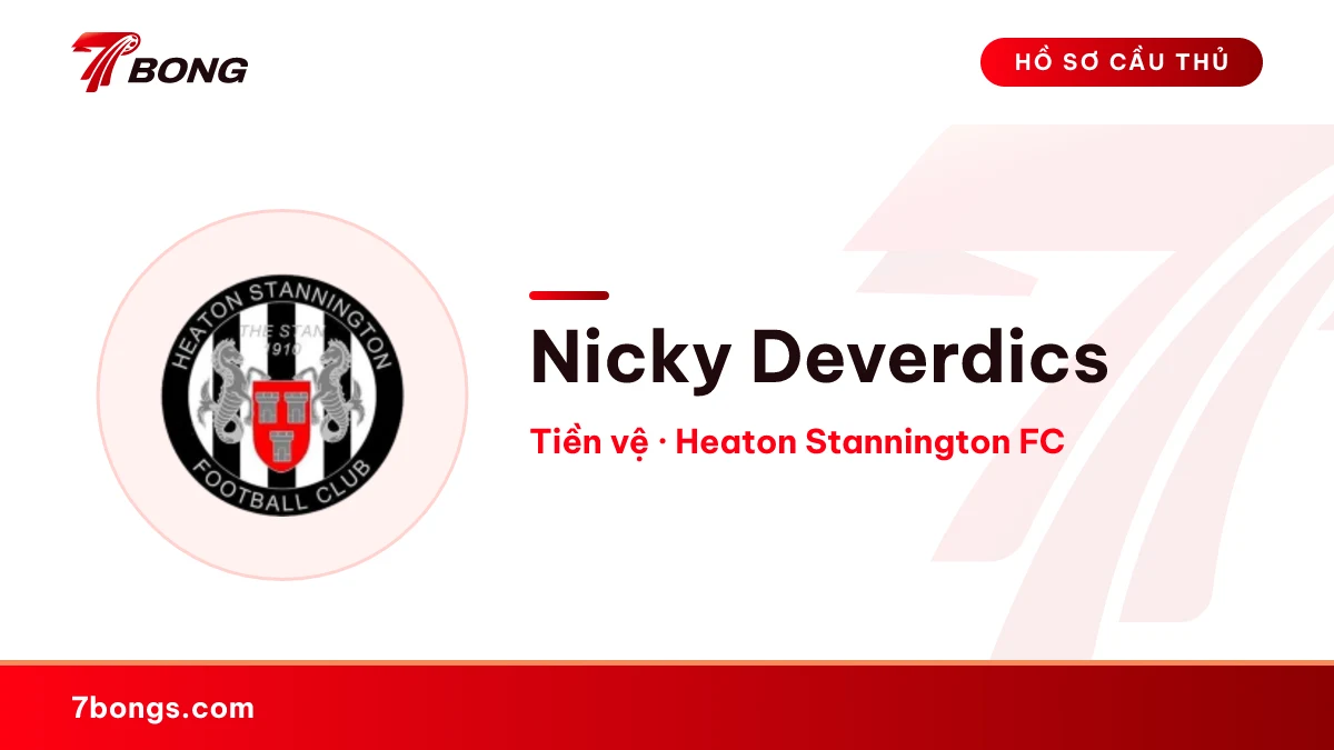 Nicky Deverdics — Heaton Stannington FC