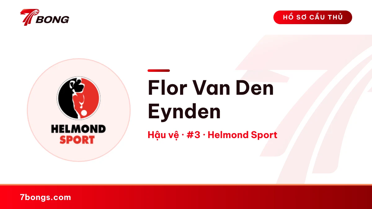 Flor Van Den Eynden — Helmond Sport