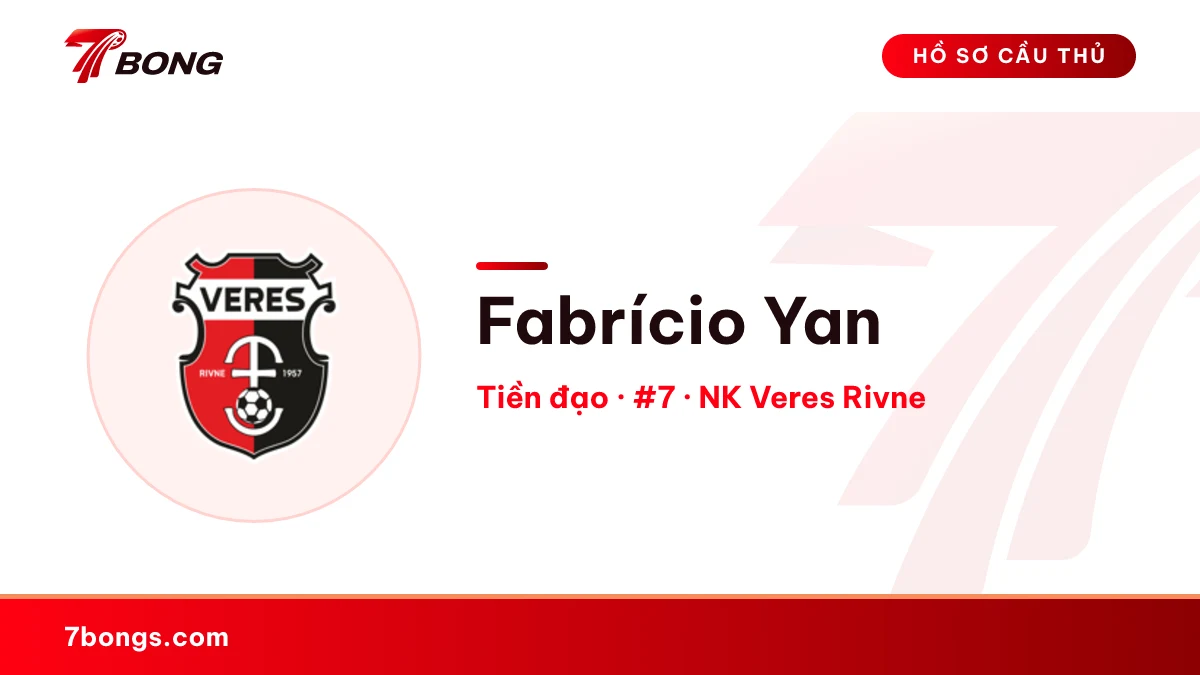 Fabrício Yan — NK Veres Rivne