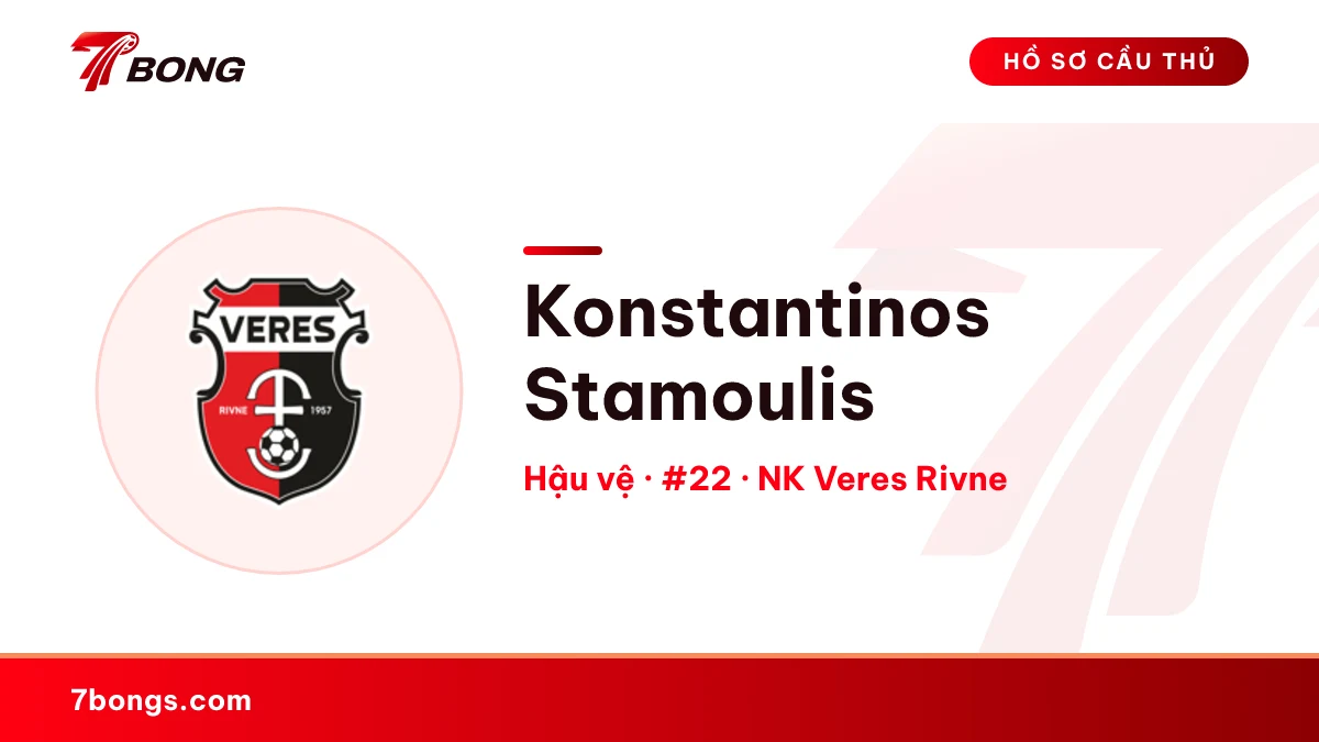Konstantinos Stamoulis — NK Veres Rivne