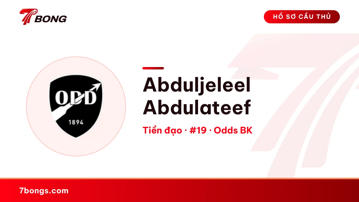 Abduljeleel Abdulateef — Odds BK