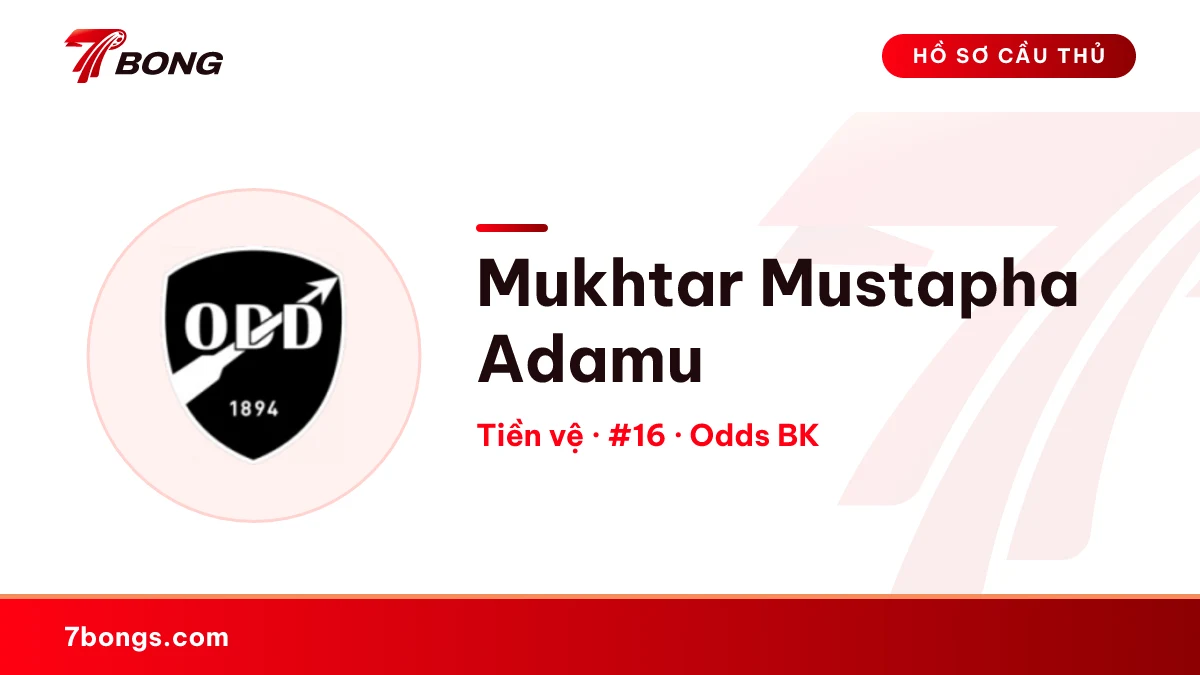 Mukhtar Mustapha Adamu — Odds BK