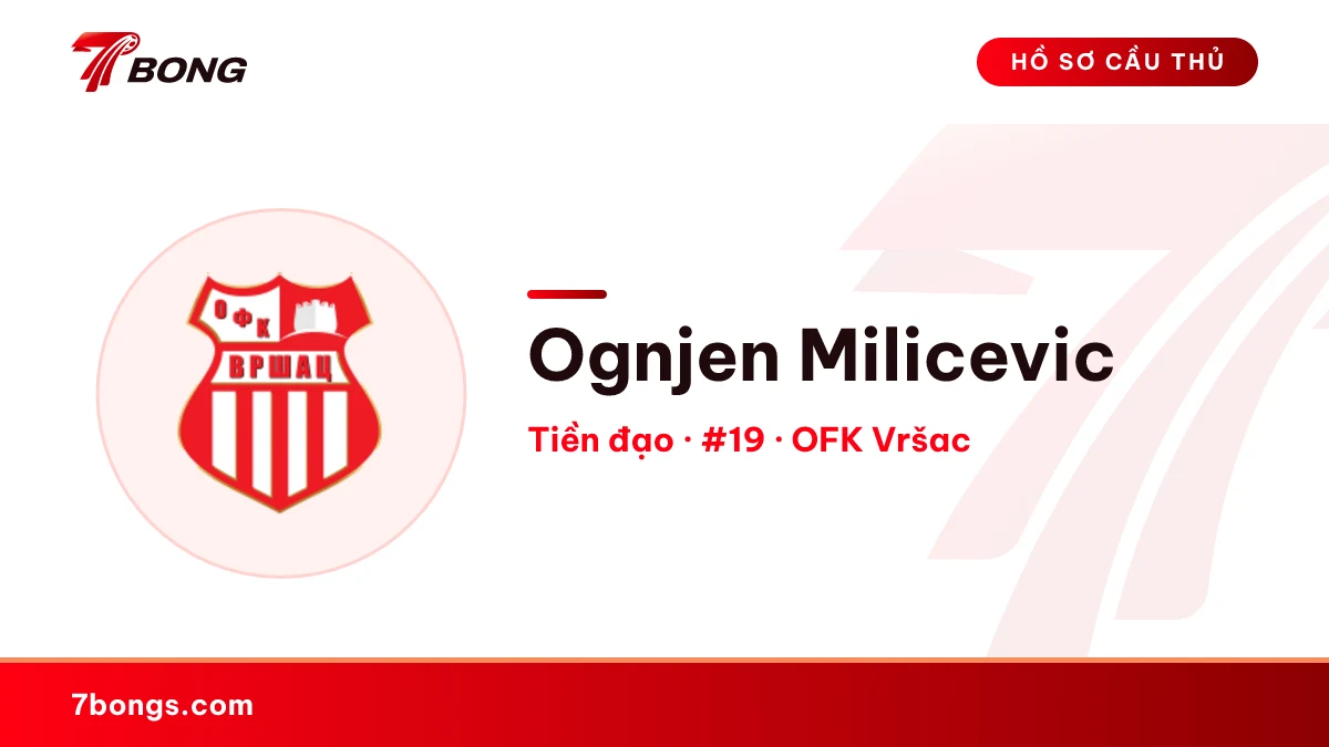 Ognjen Milicevic — OFK Vršac