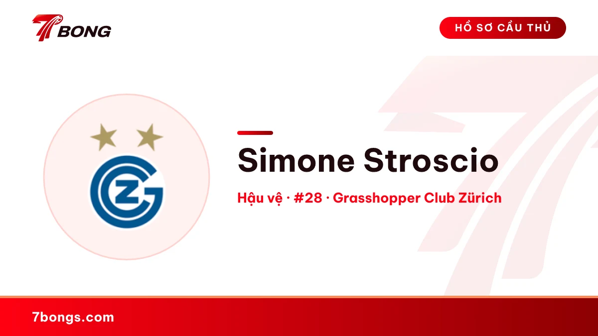 Simone Stroscio — Grasshopper Club Zürich