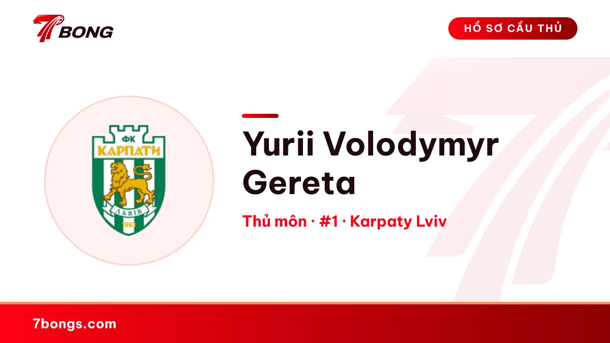 Yurii Volodymyr Gereta — Karpaty Lviv
