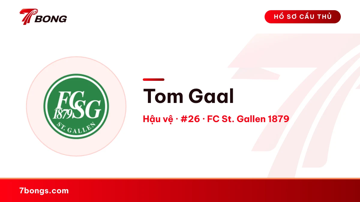 Tom Gaal — FC St. Gallen 1879