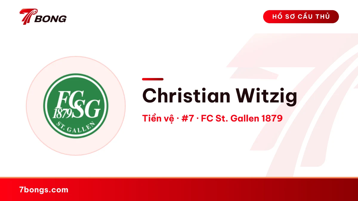 Christian Witzig — FC St. Gallen 1879