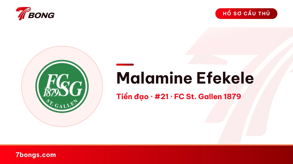 Malamine Efekele — FC St. Gallen 1879