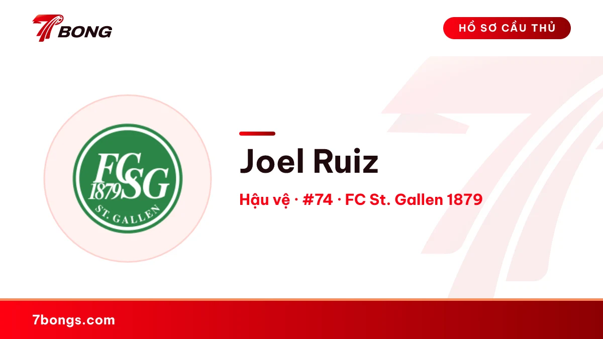 Joel Ruiz — FC St. Gallen 1879