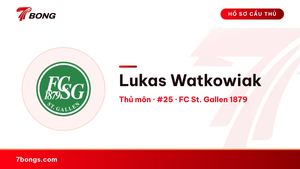 Lukas Watkowiak — FC St. Gallen 1879