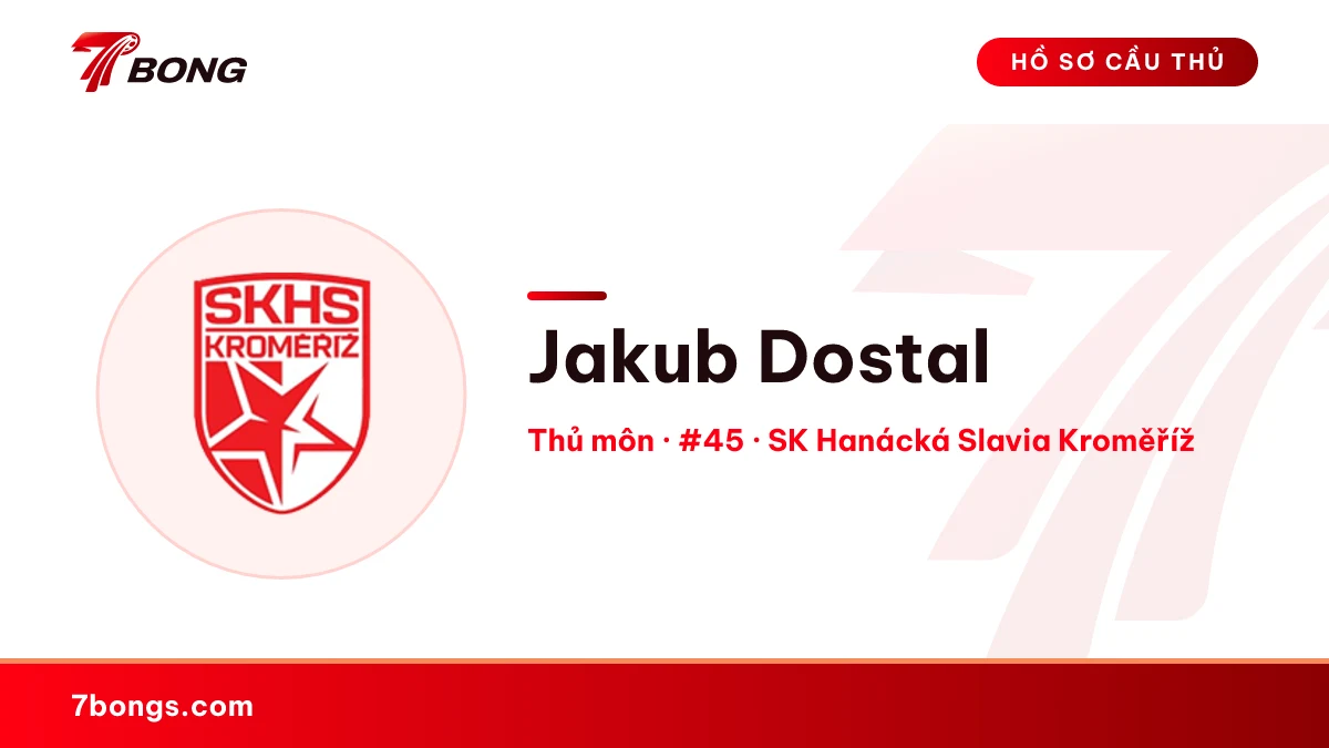 Jakub Dostal — SK Hanácká Slavia Kroměříž