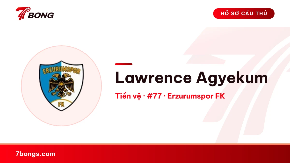 Lawrence Agyekum — Erzurumspor FK