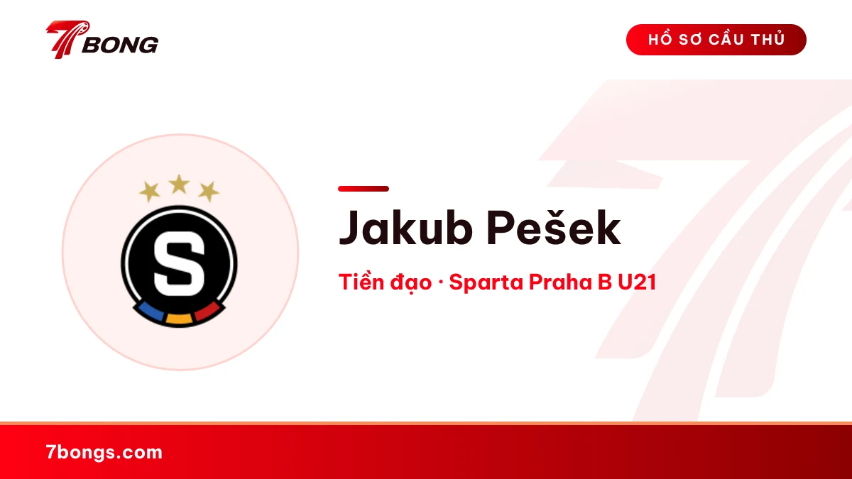 Jakub Pešek — Sparta Praha B U21