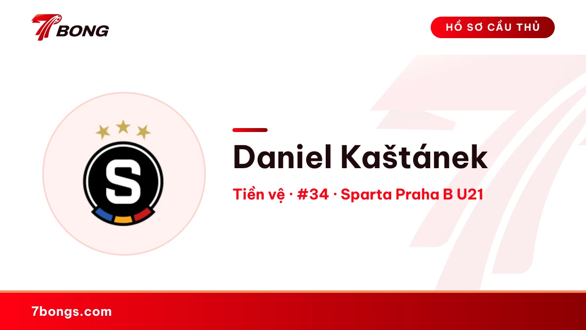 Daniel Kaštánek — Sparta Praha B U21