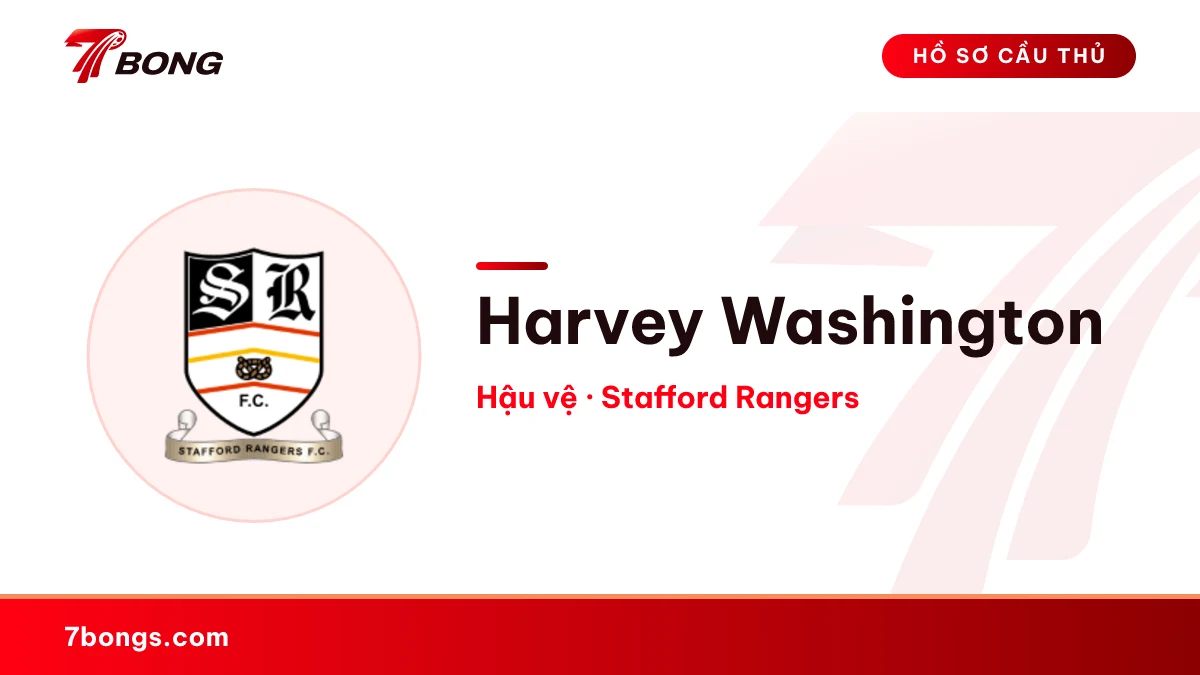 Harvey Washington — Stafford Rangers