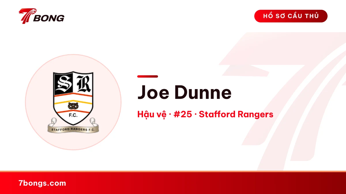 Joe Dunne — Stafford Rangers