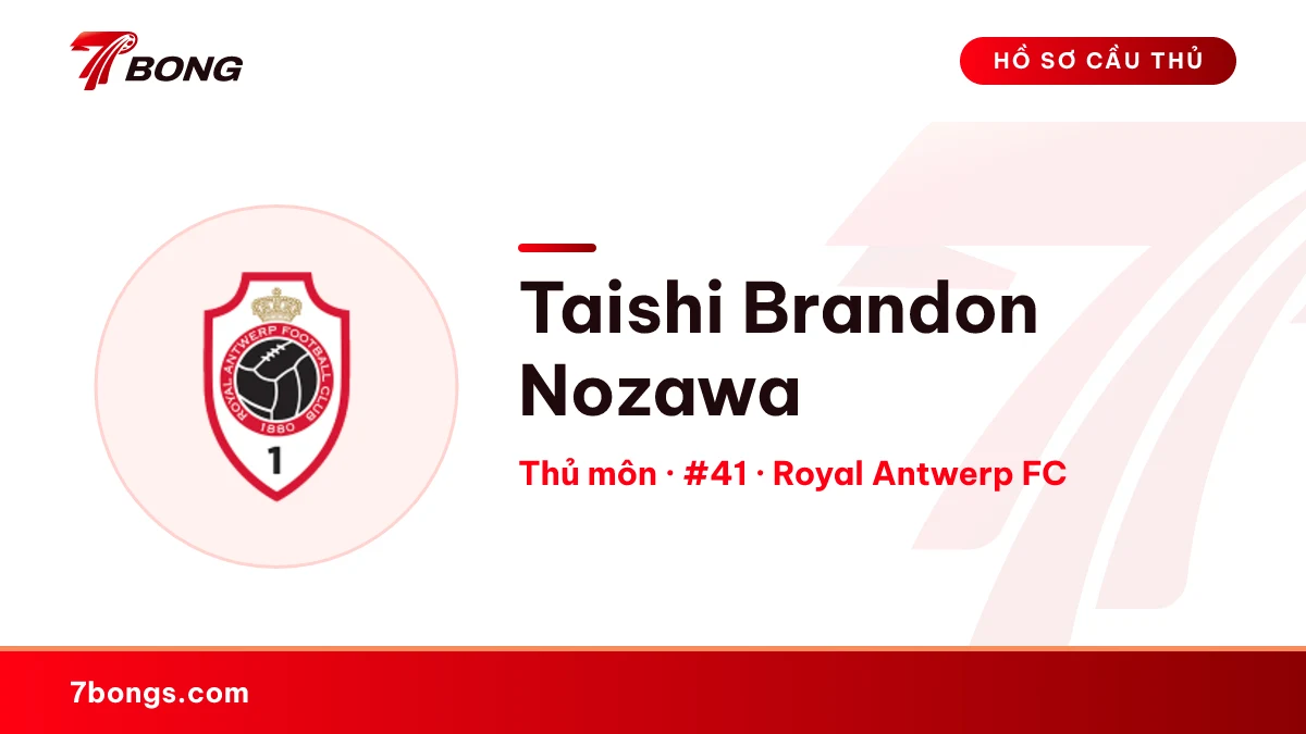Taishi Brandon Nozawa — Royal Antwerp FC