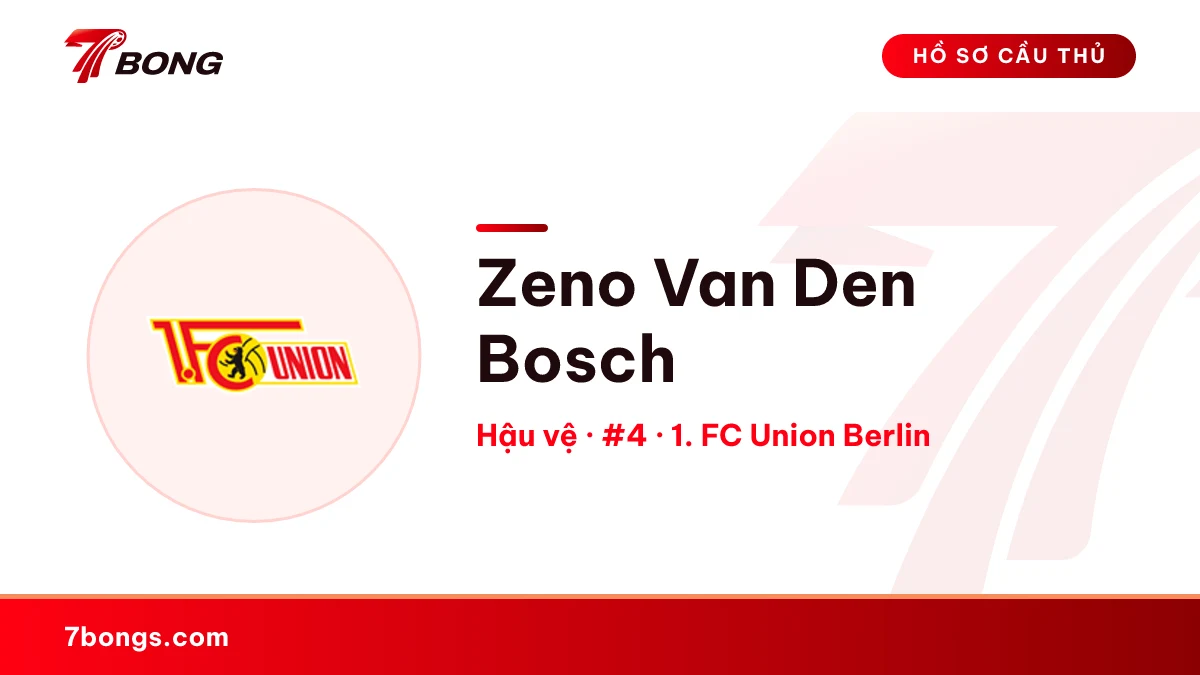 Zeno Van Den Bosch — 1. FC Union Berlin