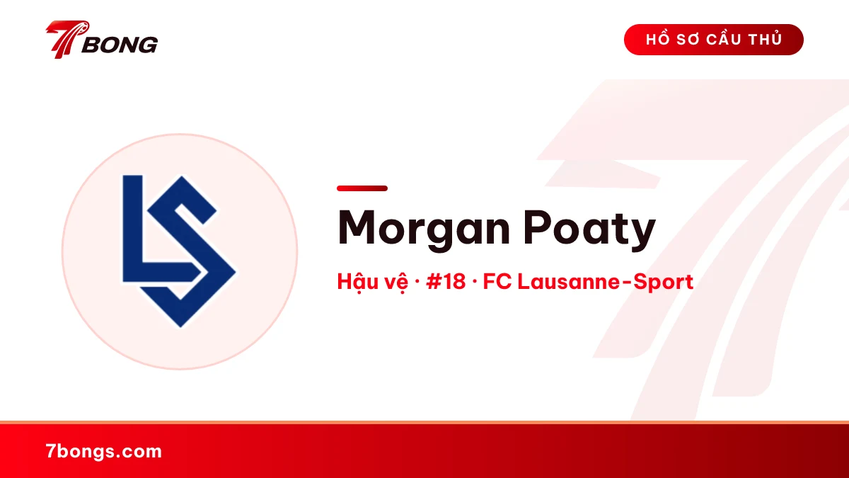 Morgan Poaty — FC Lausanne-Sport