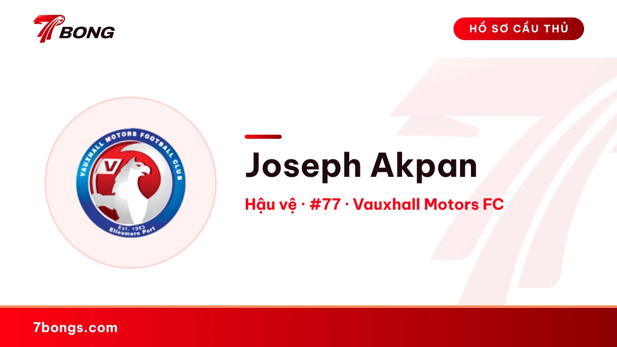 Joseph Akpan — Vauxhall Motors FC