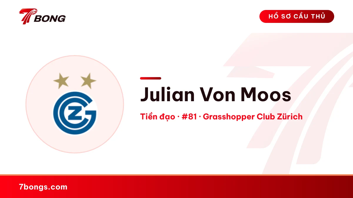 Julian Von Moos — Grasshopper Club Zürich