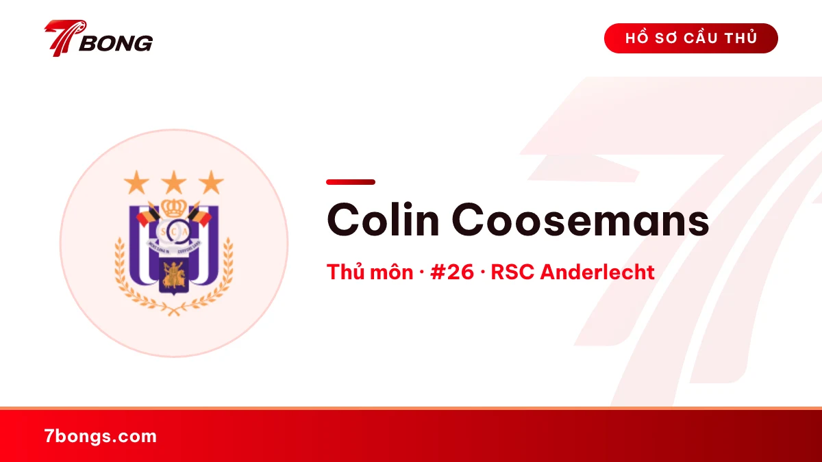 Colin Coosemans — RSC Anderlecht