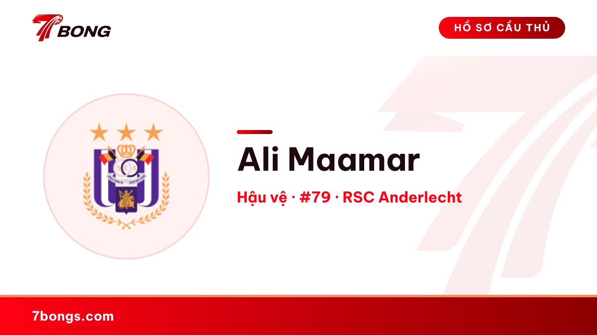 Ali Maamar — RSC Anderlecht