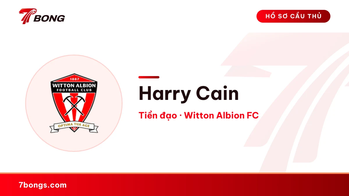 Harry Cain — Witton Albion FC
