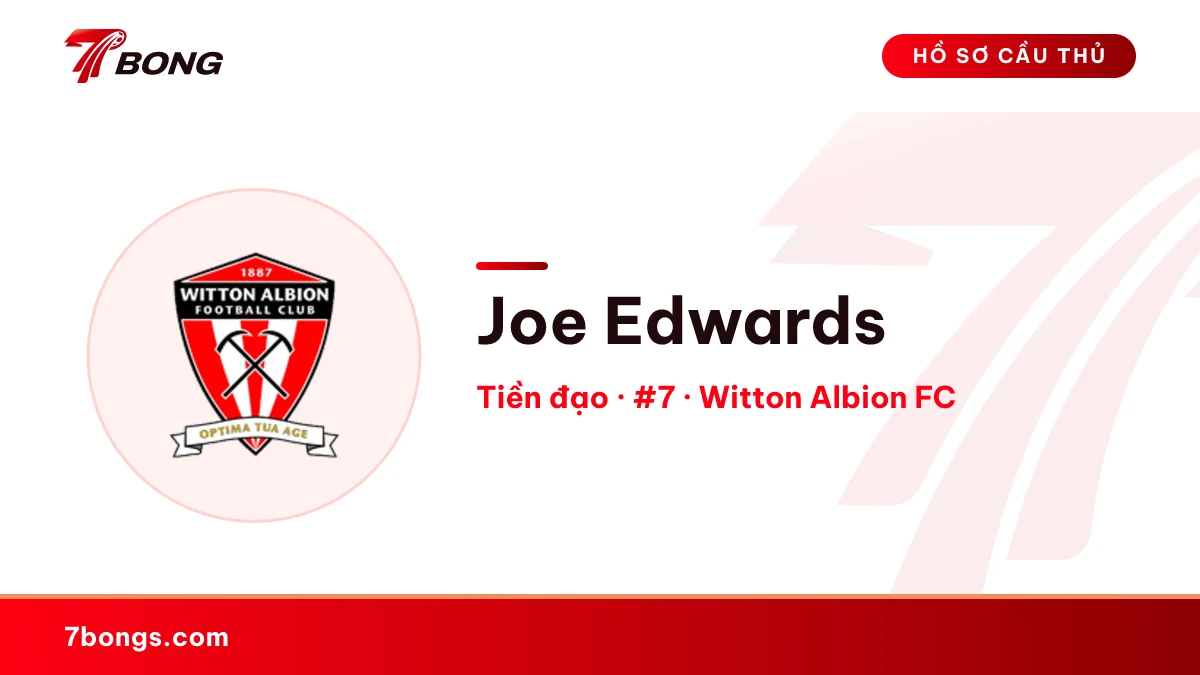 Joe Edwards — Witton Albion FC