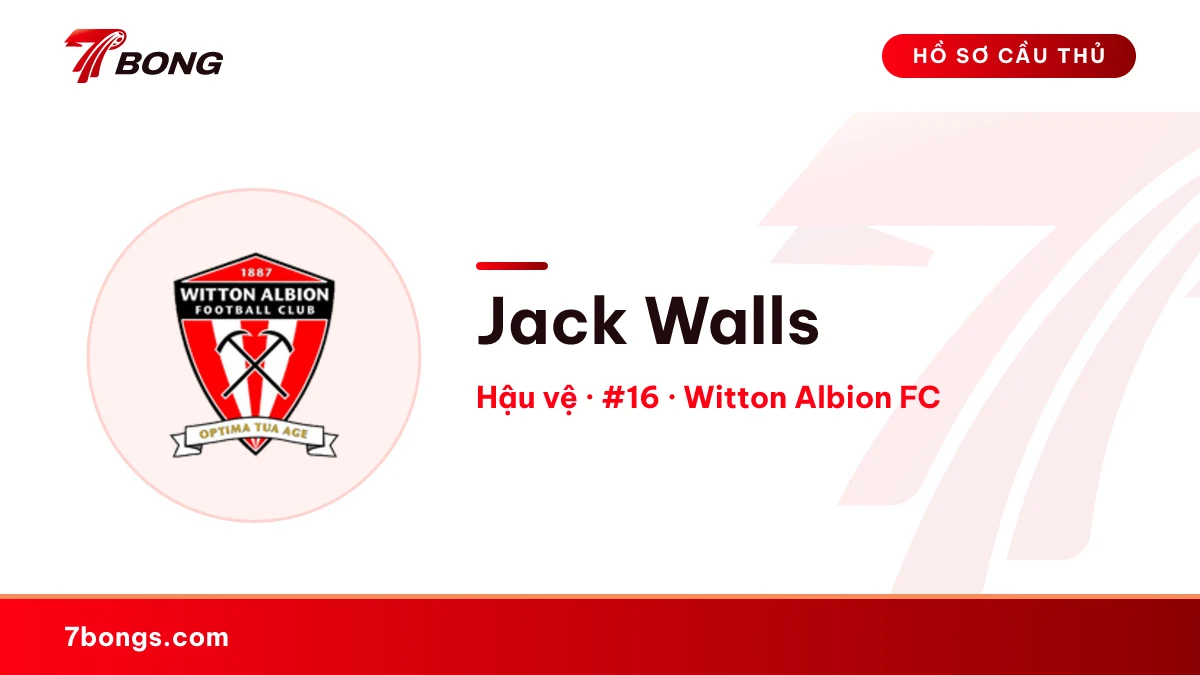 Jack Walls — Witton Albion FC