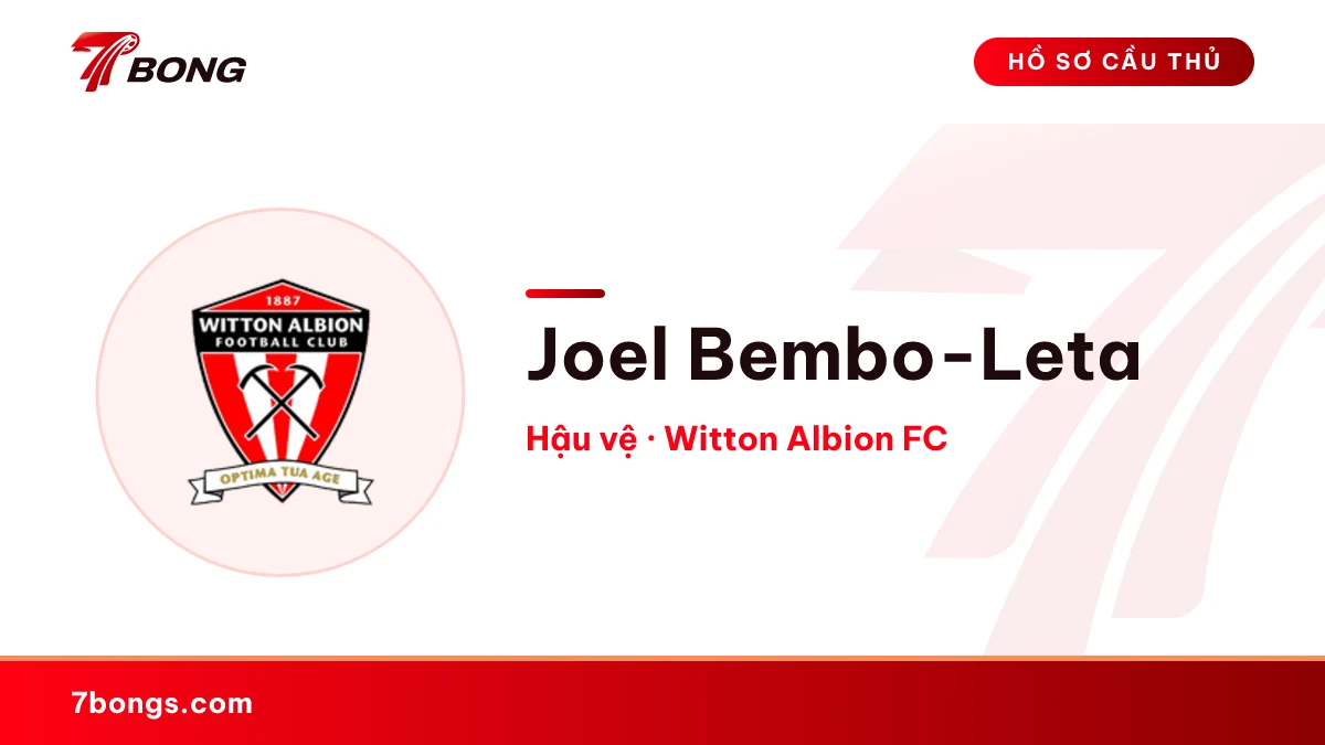 Joel Bembo-Leta — Witton Albion FC