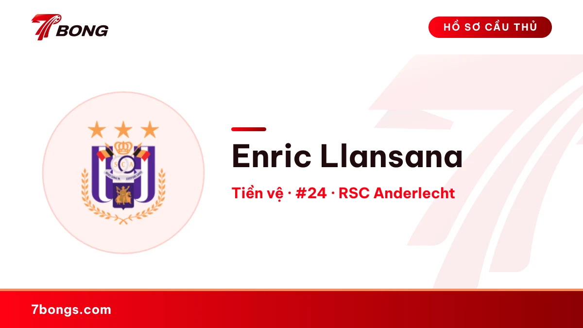 Enric Llansana — RSC Anderlecht