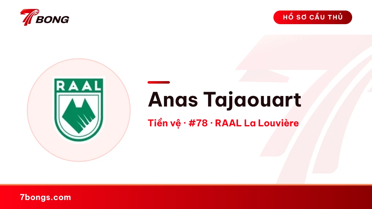 Anas Tajaouart — RAAL La Louvière