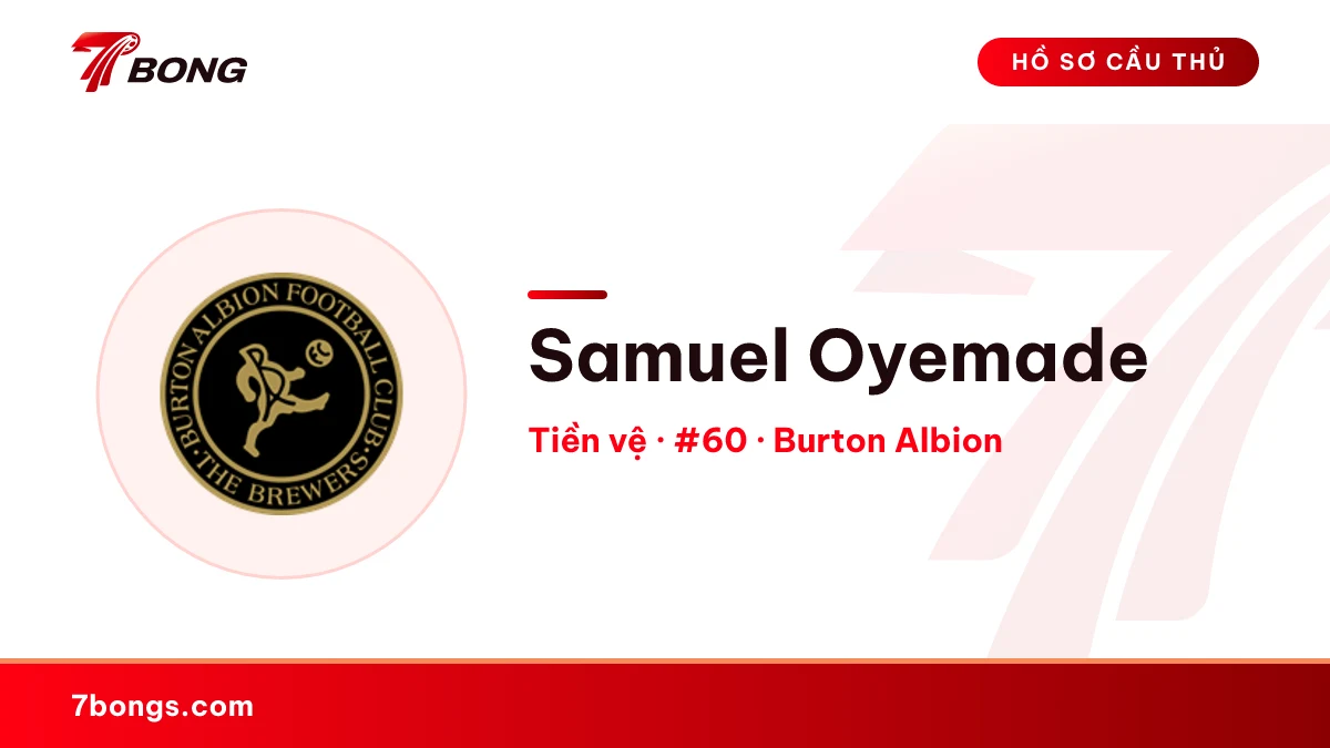 Samuel Oyemade — Burton Albion