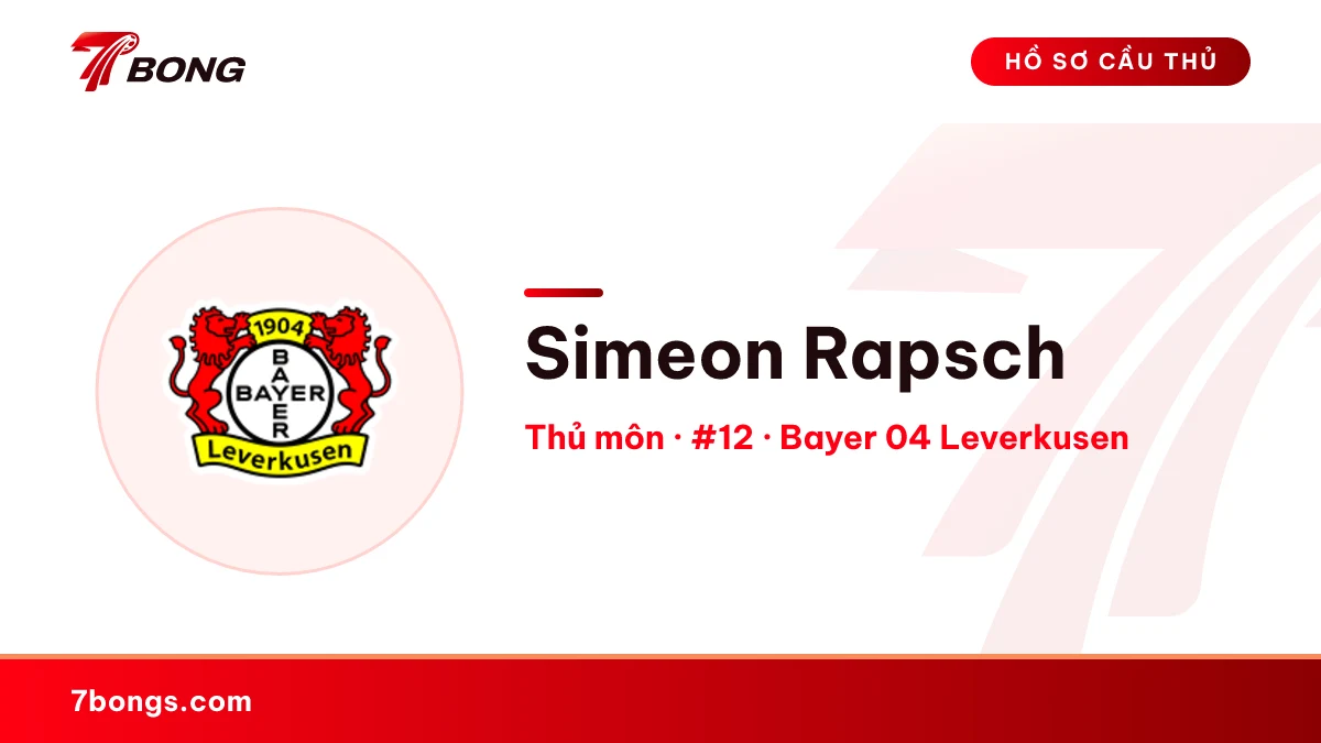 Simeon Rapsch — Bayer 04 Leverkusen
