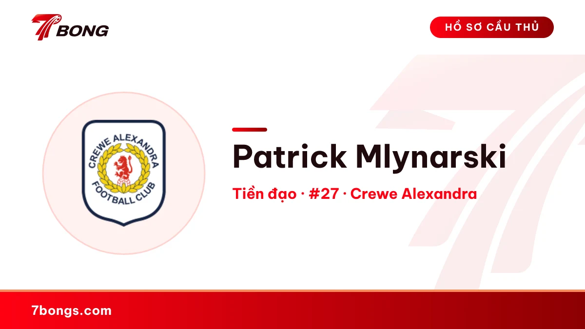 Patrick Mlynarski — Crewe Alexandra