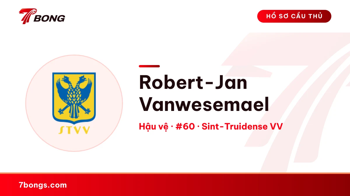 Robert-Jan Vanwesemael — Sint-Truidense VV