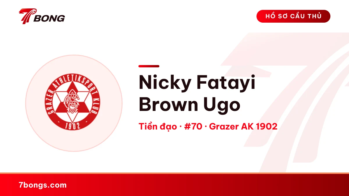 Nicky Fatayi Brown Ugo — Grazer AK 1902