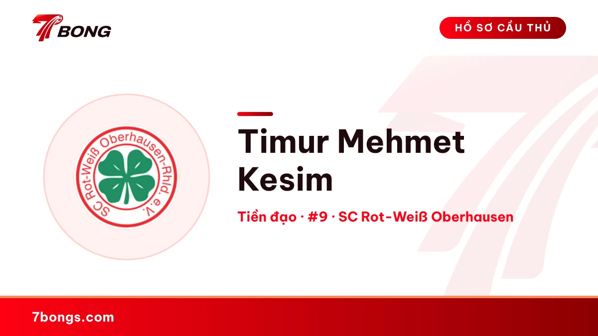 Timur Mehmet Kesim — SC Rot-Weiß Oberhausen