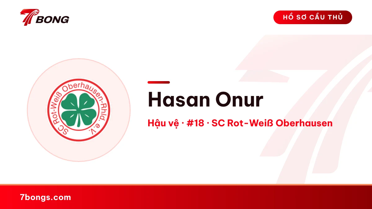 Hasan Onur — SC Rot-Weiß Oberhausen