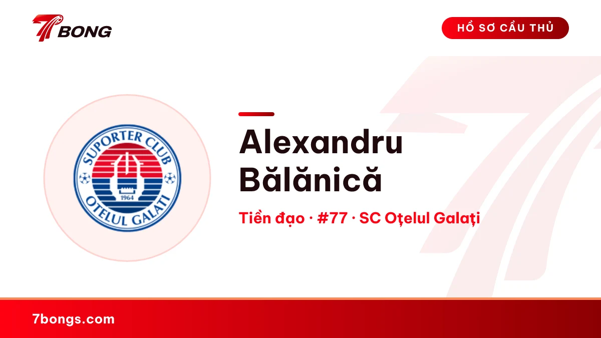 Alexandru Bălănică — SC Oțelul Galați