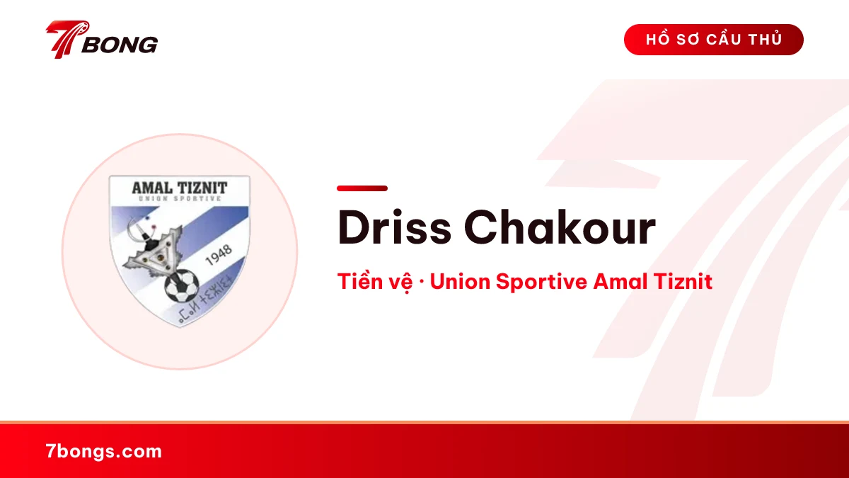 Driss Chakour — Union Sportive Amal Tiznit