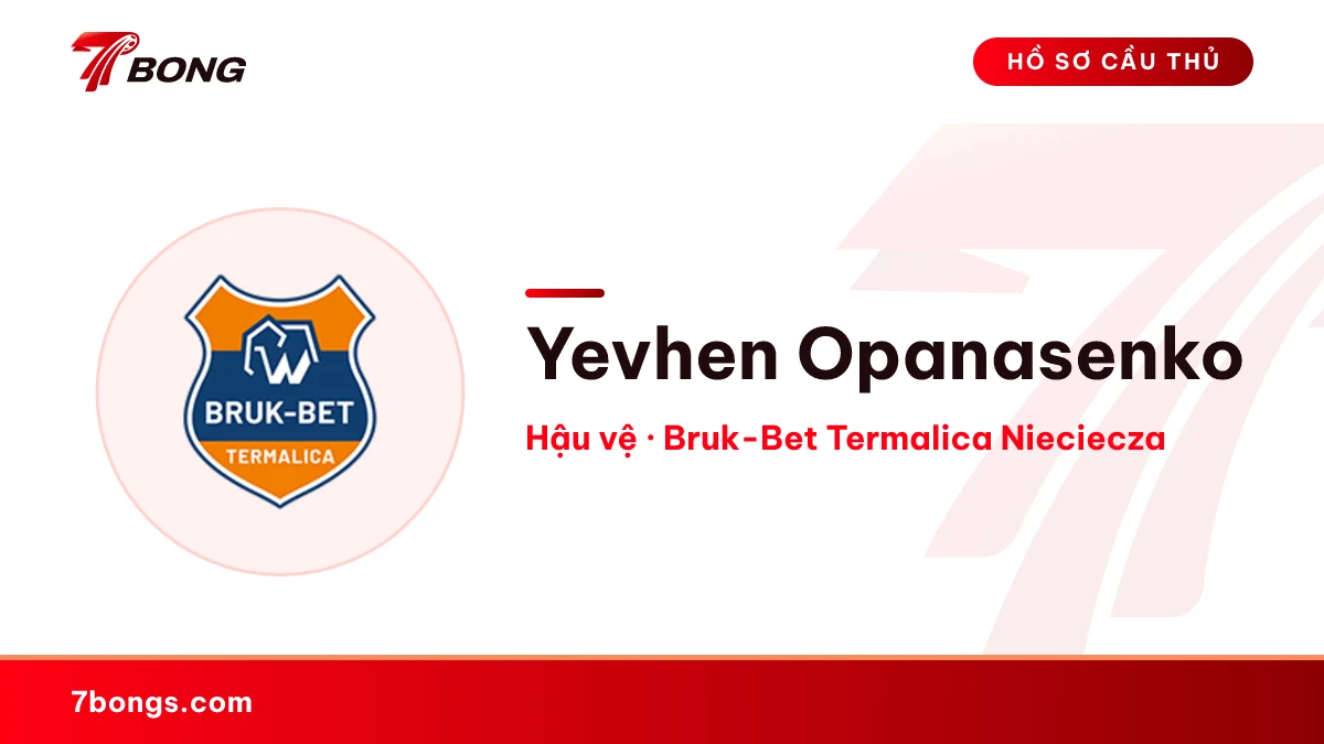 Yevhen Opanasenko — Bruk-Bet Termalica Nieciecza