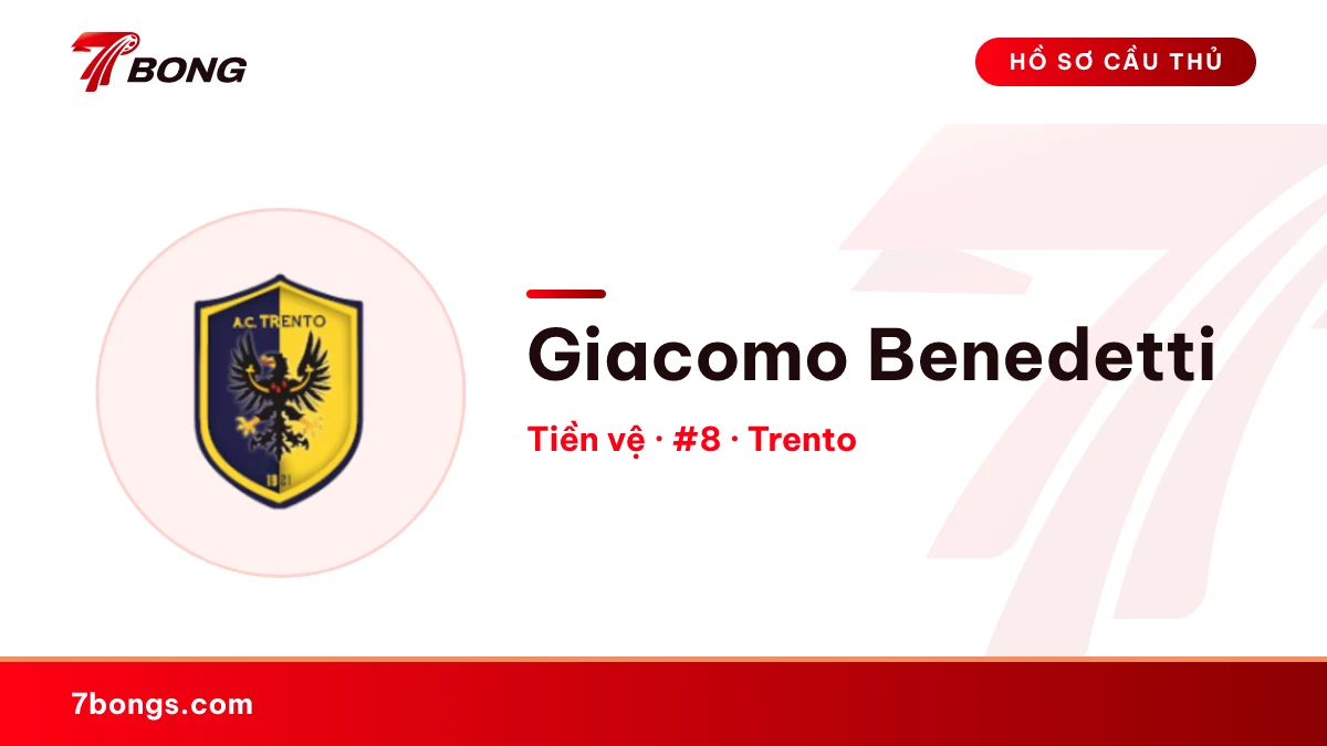 Giacomo Benedetti — Trento
