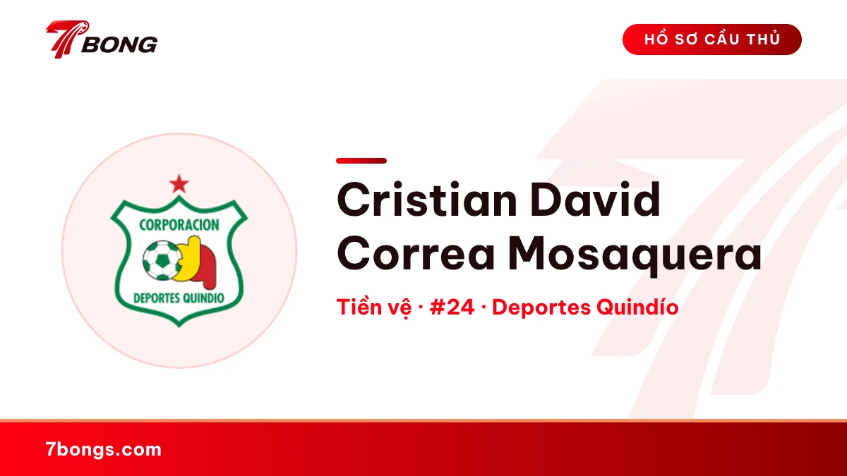 Cristian David Correa Mosaquera — Deportes Quindío